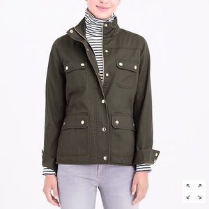 J Crew mossy brown jacket